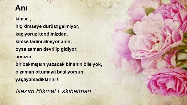 Nazım Hikmet Eskibatman