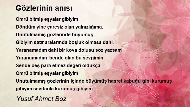 Yusuf Ahmet Boz