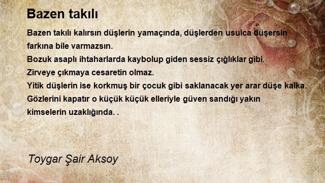 Toygar Şair Aksoy