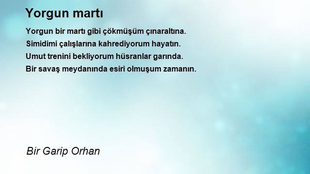 Bir Garip Orhan