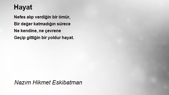 Nazım Hikmet Eskibatman