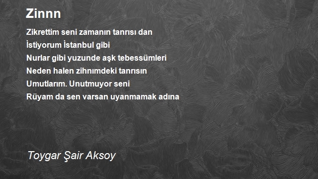 Toygar Şair Aksoy