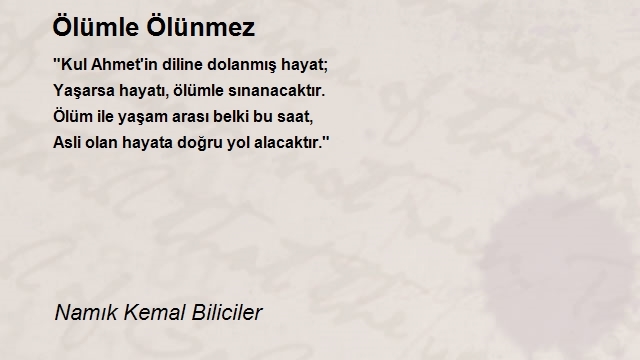 Namık Kemal Biliciler