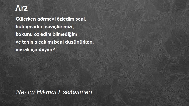 Nazım Hikmet Eskibatman