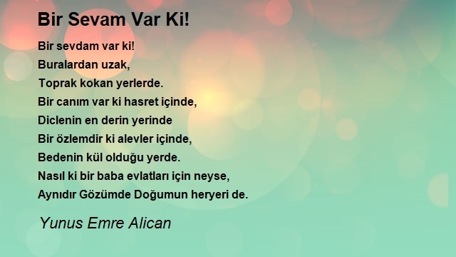 Yunus Emre Alican