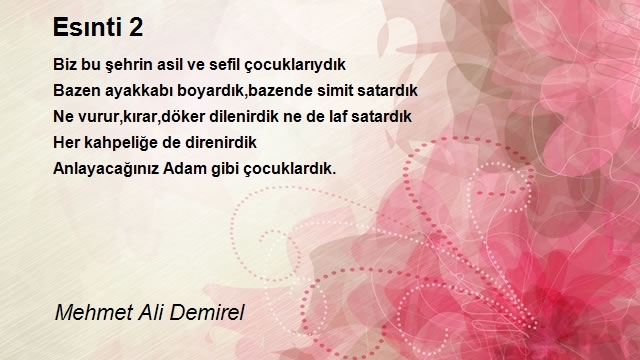 Mehmet Ali Demirel