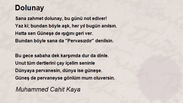 Muhammed Cahit Kaya