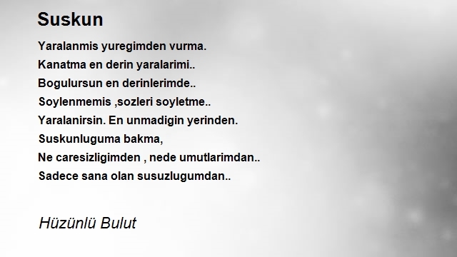 Hüzünlü Bulut