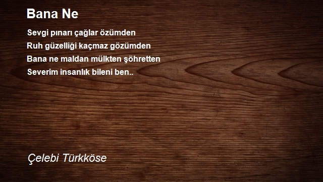 Çelebi Türkköse