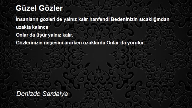 Denizde Sardalya