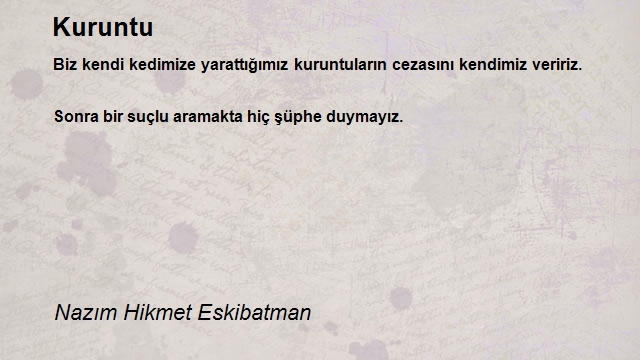 Nazım Hikmet Eskibatman