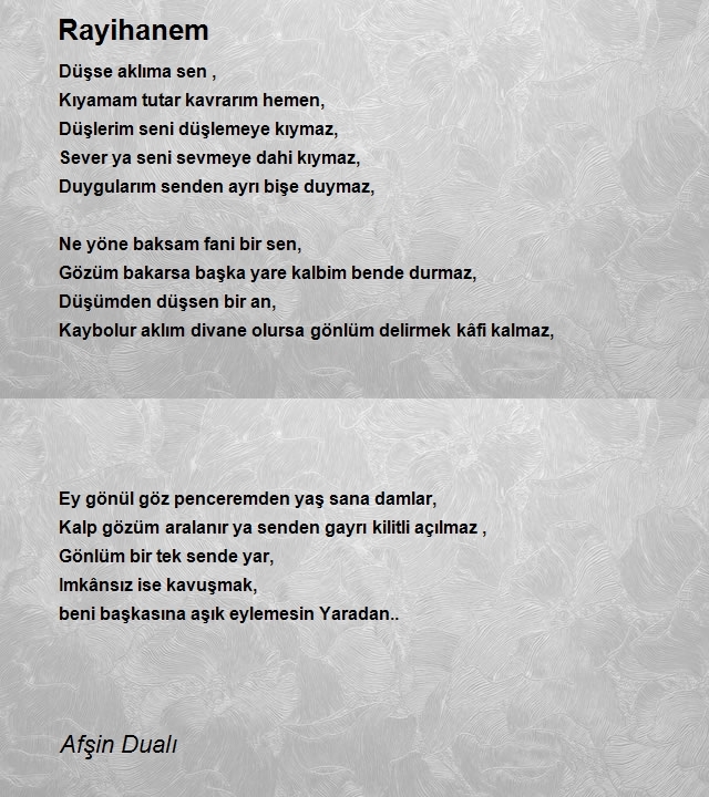 Afşin Dualı