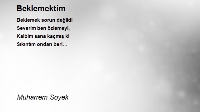 Muharrem Soyek