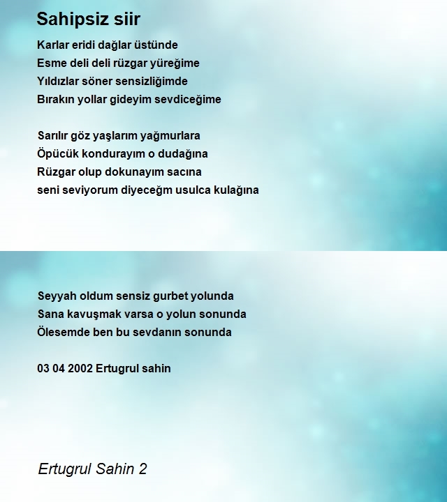 Ertugrul Sahin 2