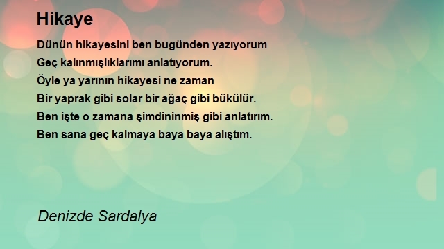 Denizde Sardalya