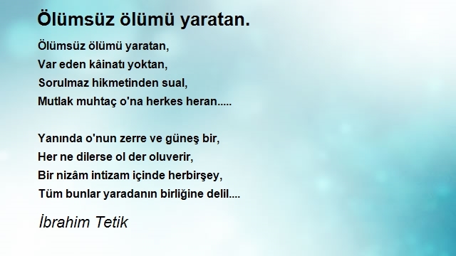 İbrahim Tetik