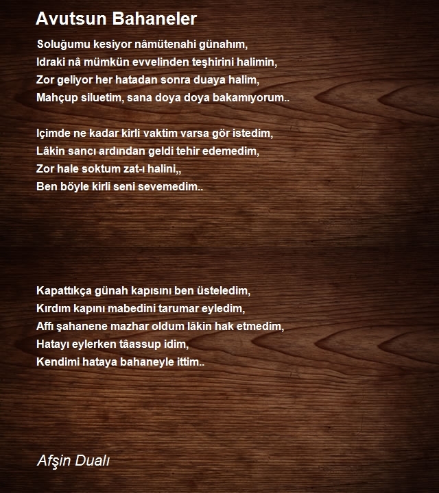 Afşin Dualı