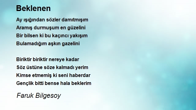 Faruk Bilgesoy