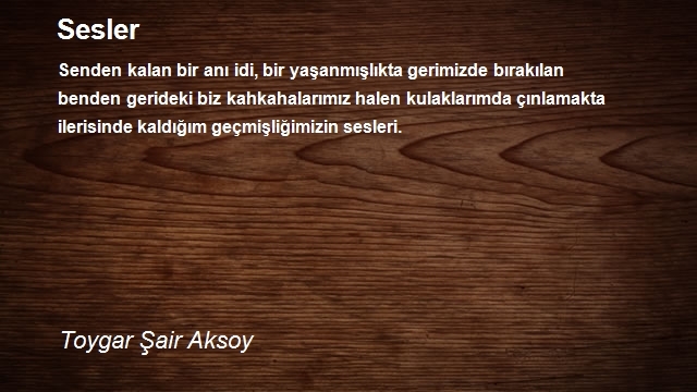 Toygar Şair Aksoy