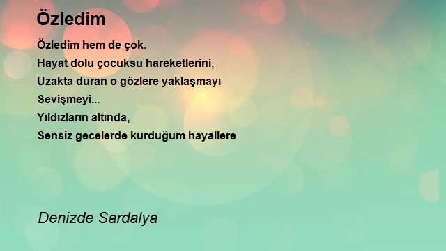 Denizde Sardalya