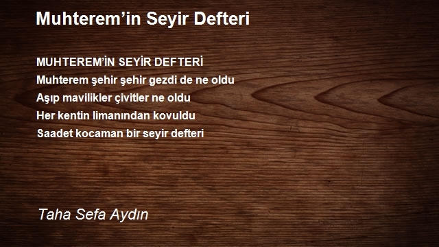 Taha Sefa Aydın