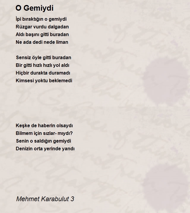 Mehmet Karabulut 3