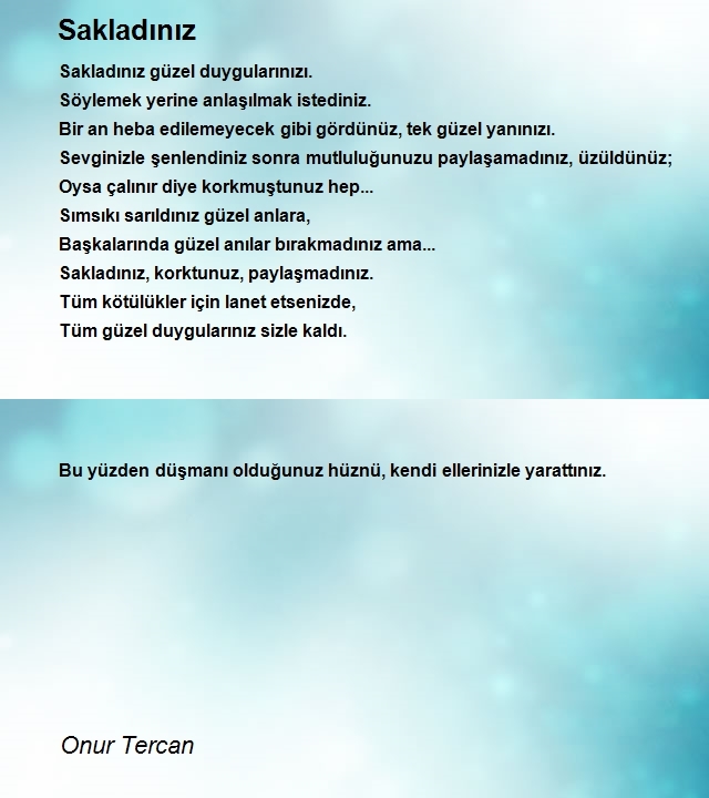 Onur Tercan