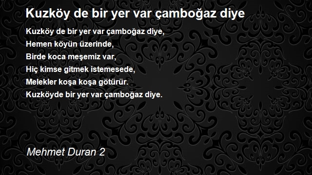 Mehmet Duran 2