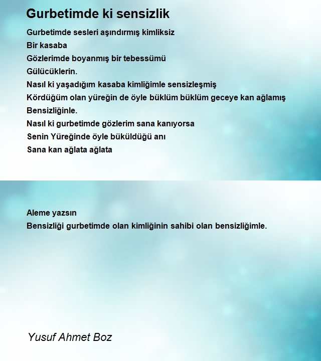 Yusuf Ahmet Boz