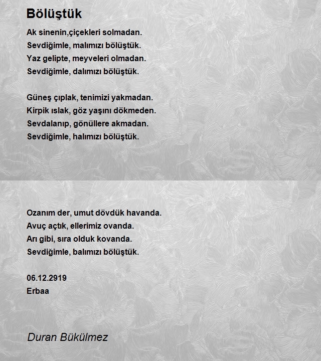 Duran Bükülmez