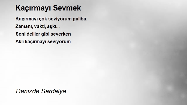 Denizde Sardalya