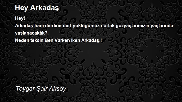 Toygar Şair Aksoy