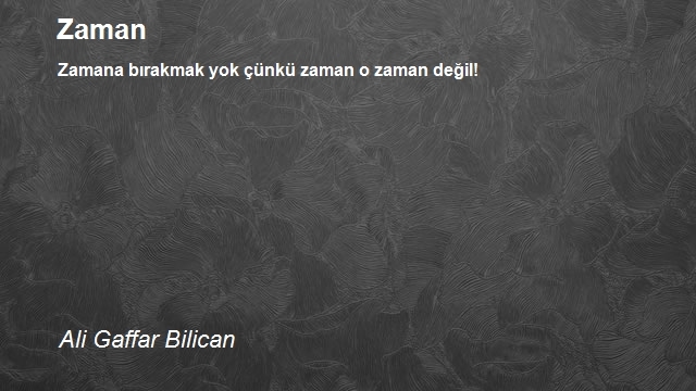 Ali Gaffar Bilican