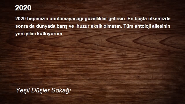 Yeşil Düşler Sokağı