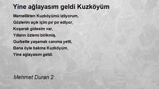 Mehmet Duran 2