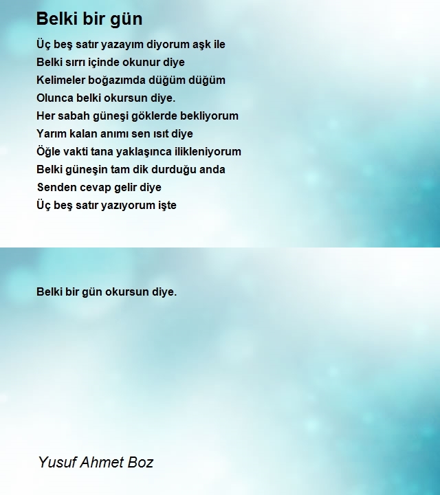 Yusuf Ahmet Boz