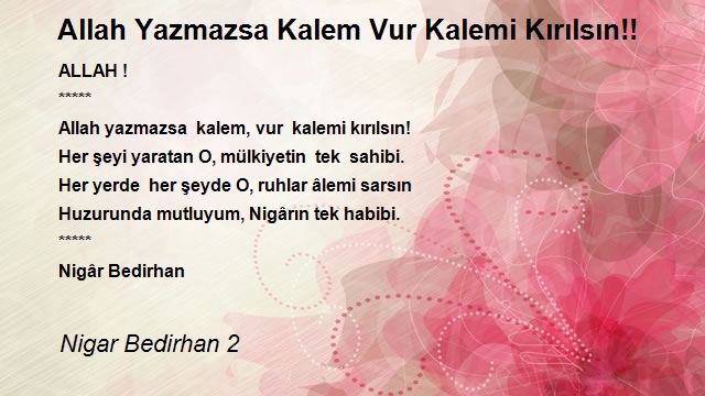 Nigar Bedirhan 2