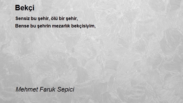 Mehmet Faruk Sepici