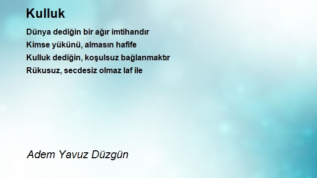 Adem Yavuz Düzgün