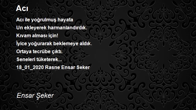 Ensar Şeker