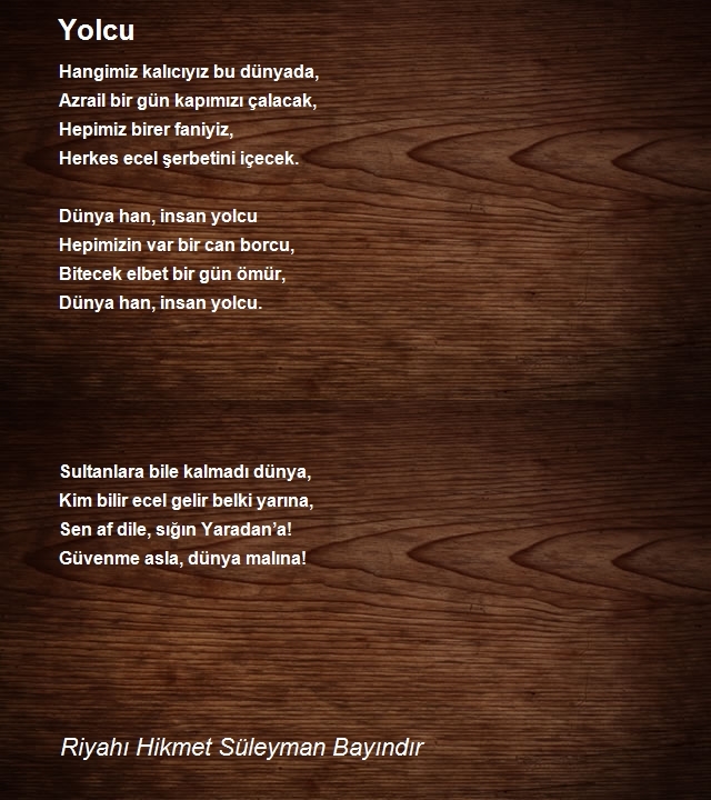 Riyahı Hikmet Süleyman Bayındır