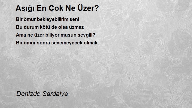 Denizde Sardalya