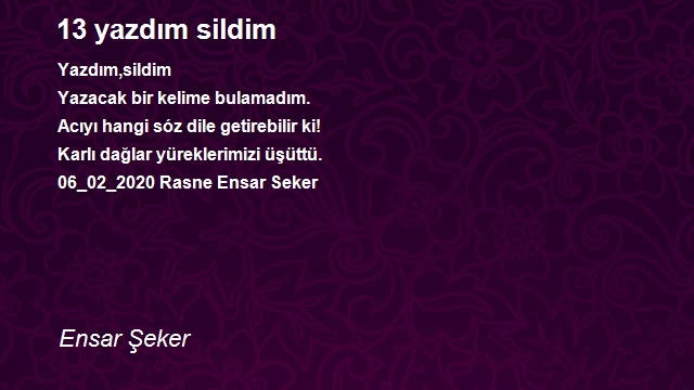 Ensar Şeker