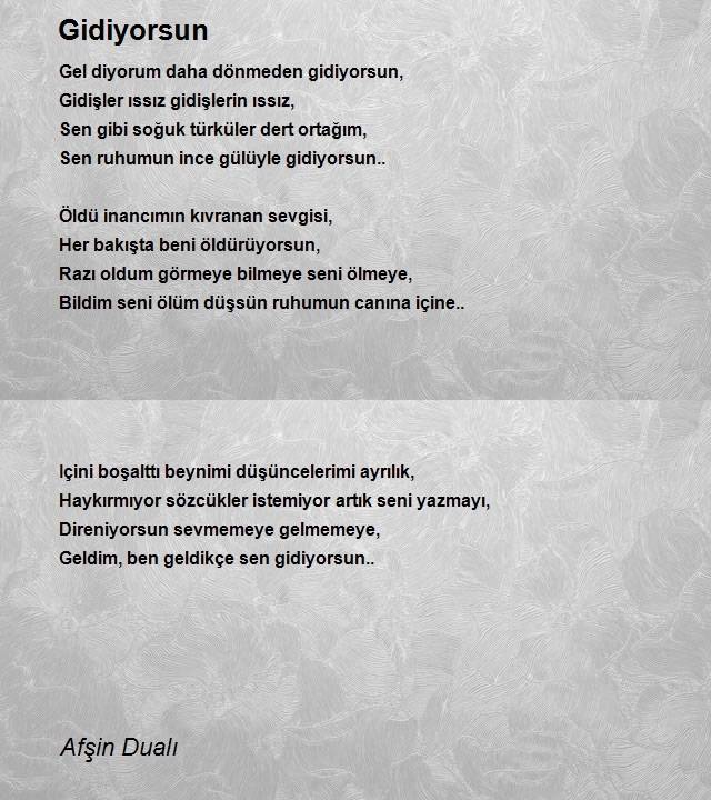 Afşin Dualı