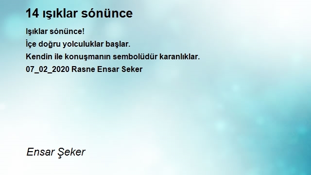 Ensar Şeker