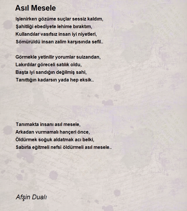 Afşin Dualı