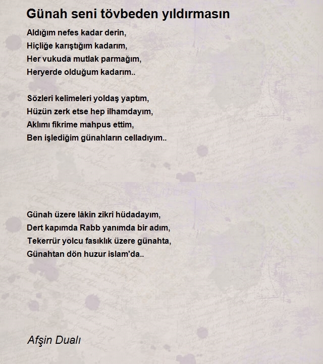 Afşin Dualı