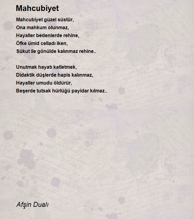 Afşin Dualı