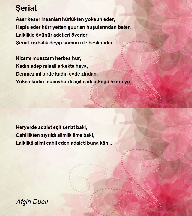 Afşin Dualı