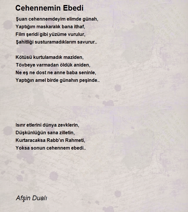 Afşin Dualı